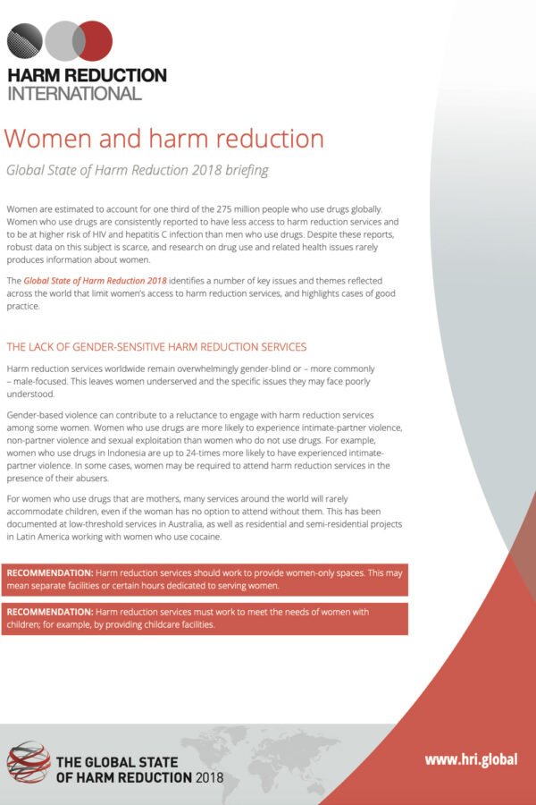 Women and Harm Reduction