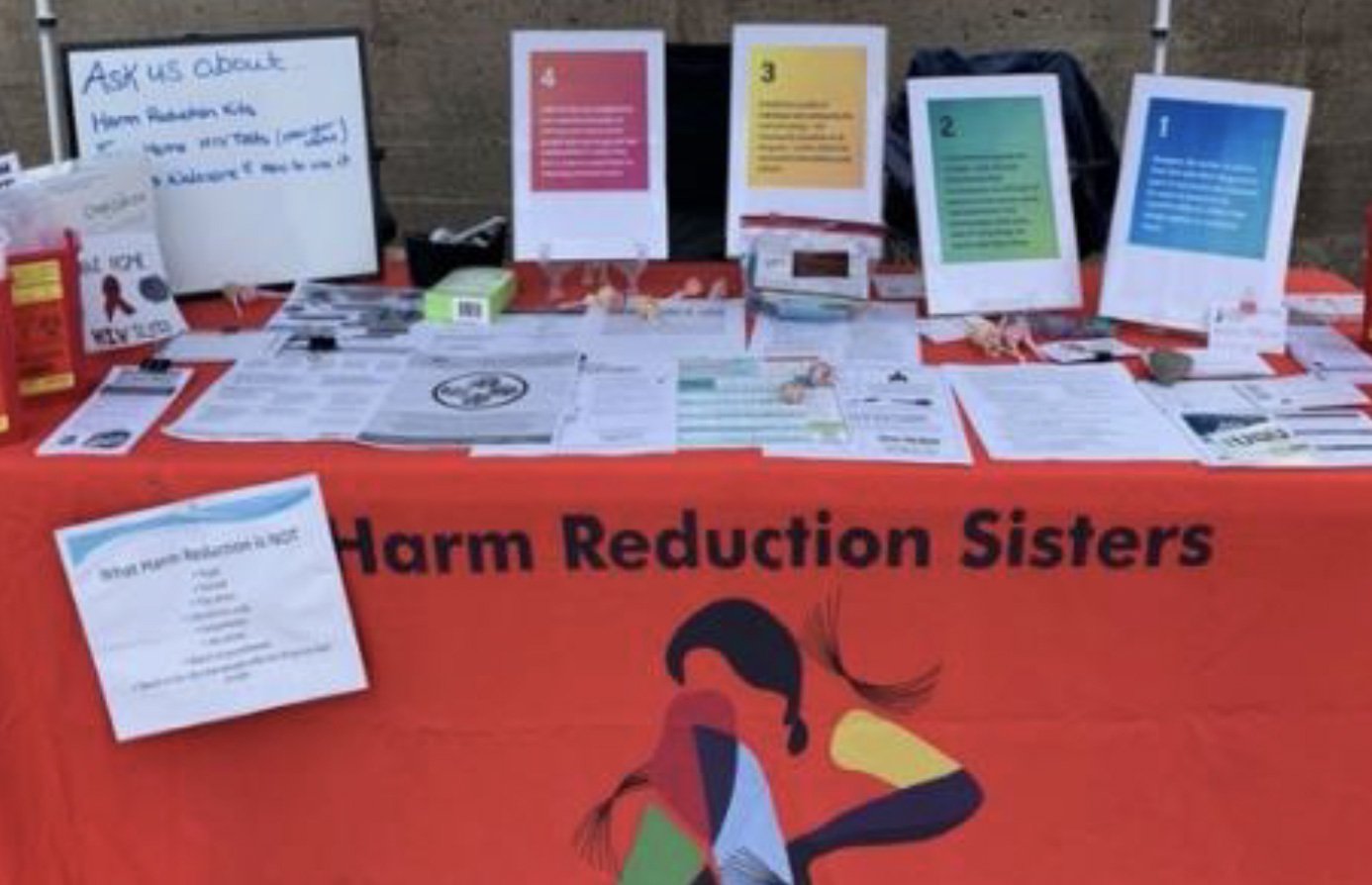 Harm Reduction Sisters apply a non-judgemental, low threshold approach