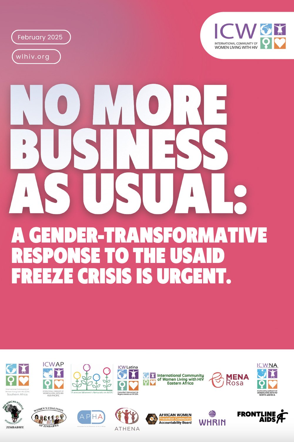No More Business as Usual. A Gender-Transformative Response to the USAID Freeze Crisis is Urgent